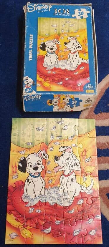 disney zvucnik: Disney Trefl puzzle- puzle 101 dalmatinac. 30 komada. Kutija nije — 2