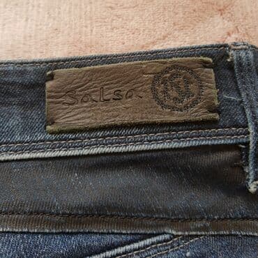 farmerke sa lastisem: Potpuno nove original Salsa farmerice W29; L32 Boja- indigo, kao na — 6