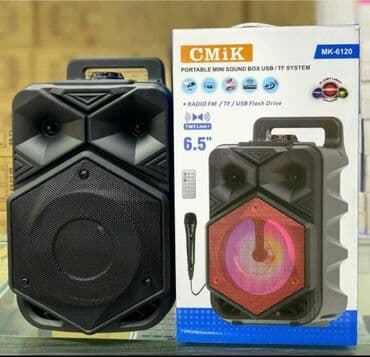 pojačala i zvučnici: Blutut zvucnik cmik mk-6120 karaoke/usb/aux/fm/sd tws tws - koji — 1