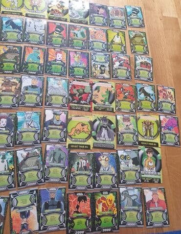 dvorac sator za devojcice: Ben 10 alien force karte . Cena za komad. 7 kom za 100 din — 2