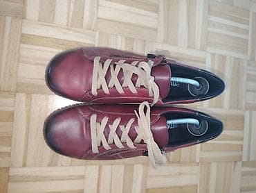 creeks patike: Kožne patike/crvene casual cipele UG 27,5cm - Materijal: prirodna — 1