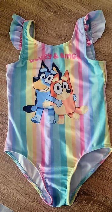 mindjuse za devojcice: Dečiji jednodijelni kupaći kostim Bluey & Bingo - Original Bluey — 1