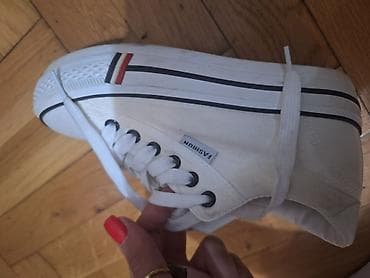 mekvin patike: Beli platneni patike – platforma - Model: niske patike od platna sa — 4