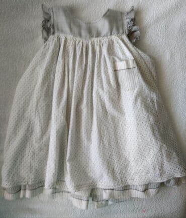 svecane bele haljine: Midi, Sleeveless, 110-116 — 9