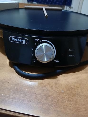 Računari, laptopovi i tableti: Rosberg 12" Crepe Maker – aparat za palačinke - Prečnik ploče za — 4