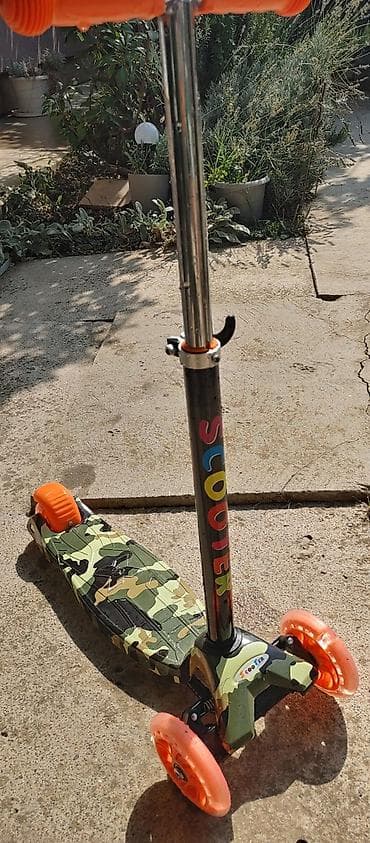 torba za trotinet: Trotinet za decu – 3 točka, kamuflažni dizajn - Prednji dvostruki — 2