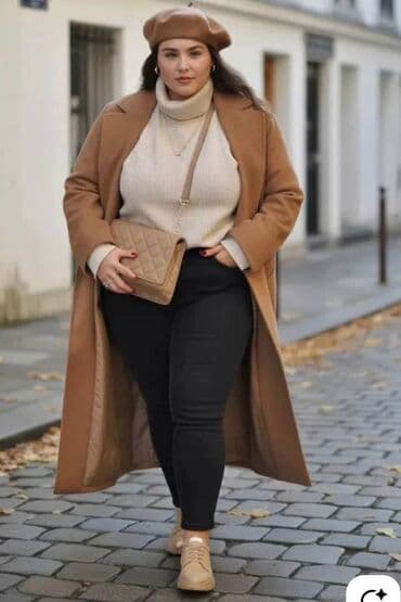 Skirts: Kaputi za punije 2XL 3XL 4XL 5XL Postavljeni.m❄️🧊☃️ Boje :crna, siva — 2