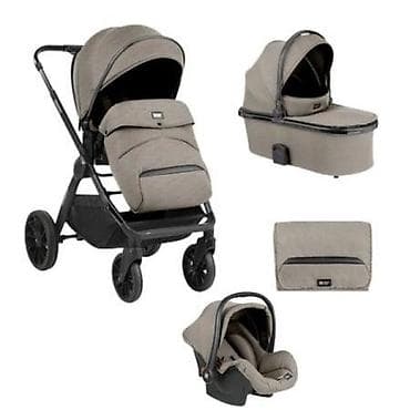 Kolica za bebe: KIKKA BOO Kolica TIFFANY beige – premium 3u1 set sa tvrdom korpom i — 1