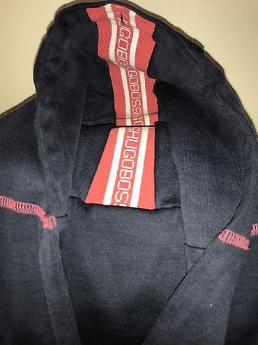 Duksevi: Originql Hugo Boss duks sa kapuljacom i dzepovima M 100% cotton Teget — 2