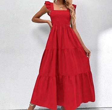 Ženska odeća: ✅Letnja maxi haljina sa volan naramenicama
✅Sve po 2000 din 🔥🔥 — 4