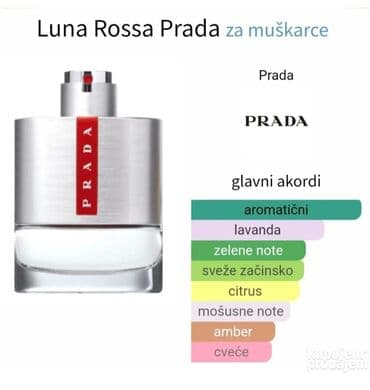 plavi andjeo parfem: Men's perfume, Prada, Original — 4