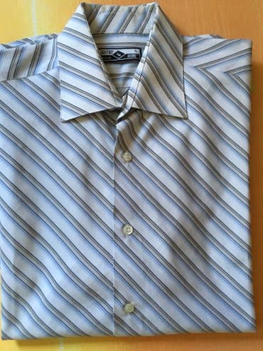 prugaste pantalone: Odlična muška košulja L veličina, dug rukav, izuzetno prijatan i lagan — 2