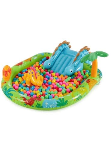Bazeni i oprema: 💦 Intex Little Dino bazen igraonica za decu sa prskalicom 💦 — 3