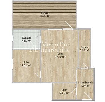 stan leskovac izdavanje: Dvoiposoban stan na prodaju, Slavija, 42m2 + 15m2 terasa Na jednoj od — 8