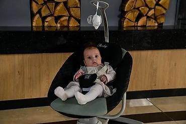 njihalica za bebe do 18kg: Električna ljuljaška za bebe Rocky Grey – MONI (šifra: CAN9434-70) — 6
