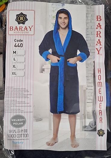 engelbert strauss radna odela: Muški kućni ogrtač Baray Homewear – model 440 - Materijal: 100% pamuk — 1