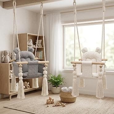 forma ideale ormari cena: 06. 🧸🤍 Dečija platnena ljuljaška – Meda 🤍🧸 Ulepšajte dečiju sobu ili — 6