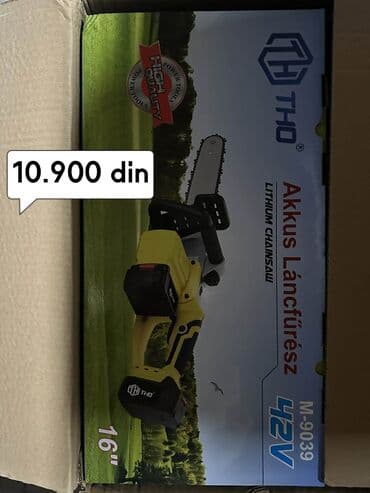 Cena 10.900 din Опис батеријске моторне тестере THO 2 16" M-9039 THO na lalafo.rs Cena 10.900 din Опис батеријске моторне тестере THO 2 16" M-9039 THO