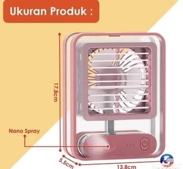 usb produzni kabl: Mini KLIMA ventilator prenosiva USB sa baterijom stona lampa NOVO! — 4