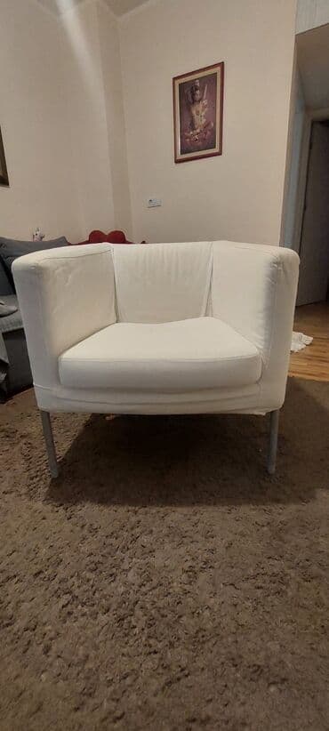 komode i fioke: 2 ikea fotelje po 65.u odlicnom stanju!!!! Sve navlake se skidaju i — 1