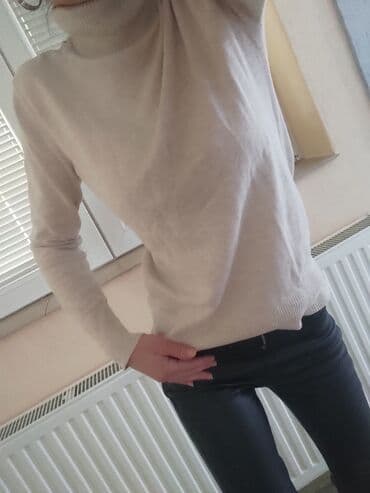 zara kozne helanke: S (EU 36), Cotton, Single-colored, color - Beige — 4