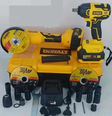 lidl slavina sa grejacem: Dewalt 2u1 set Brusilica i busilica u kompletu sa dve baterije i — 1