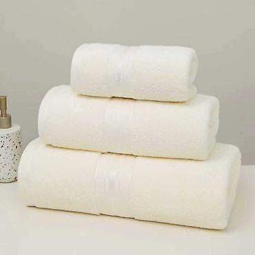 pancir traka cena: Set peškira – 3 komada. - Luksuzni set mekanih frotirnih peškira sa — 3