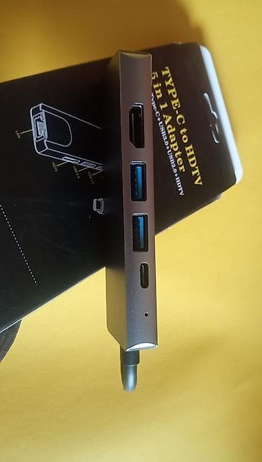 hp elitebook folio 1040 g3 docking station: USB‑C 5‑u‑1 adapter/hub – HDMI, LAN, USB 3.0, USB 2.0, USB‑C - Ulaz — 3
