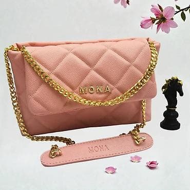tokice za glavu: Torba MONA – elegantna ženska crossbody/ramena torba sa zlatnim lancem — 6