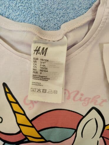 h m haljinice za djevojcice: H&M, Pajamas set, 98-104 — 2