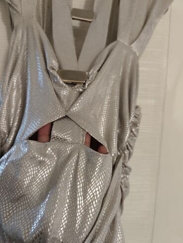 haljine za plažu c a: L (EU 40), color - Silver, Evening, Without sleeves — 2