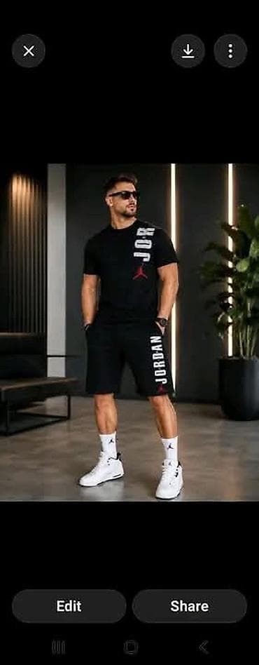 cortefiel beograd: Trenerka Jordan, bоја - Crna — 1