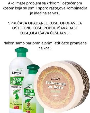 nike air d: Limes Hair Care – pakovanje za kosu 250 ml + Limes Blagi šampon Opis — 6