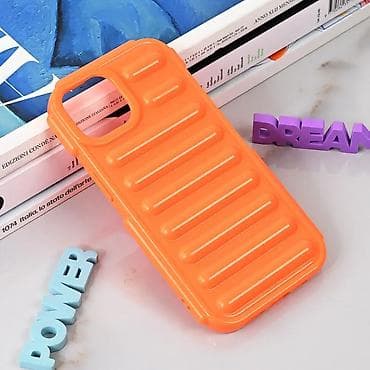 printer za jestive slike: Maska za Apple iPhone bоја - Narandžasta, Sa zaštitom za kameru — 5