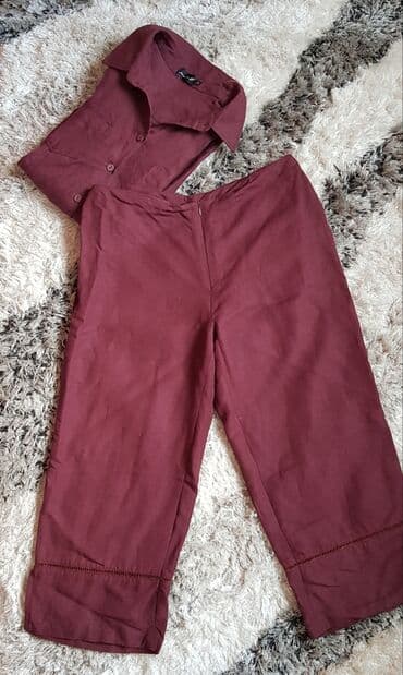 h: M (EU 38), Single-colored, color - Burgundy — 3