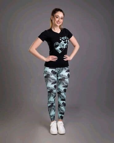 helanke sa prorezom: 2XS (EU 32), XS (EU 34), S (EU 36), Print, color - Black — 8