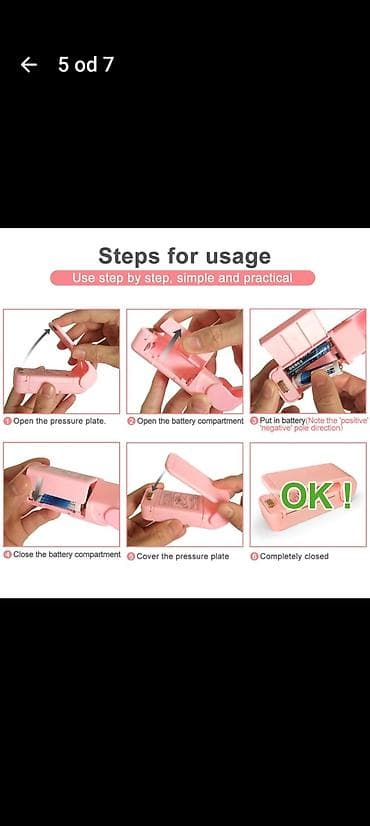 Handsaws: Mini prenosivi zaptivač za kese – ručni toplotni sealer - Namenjen za — 5