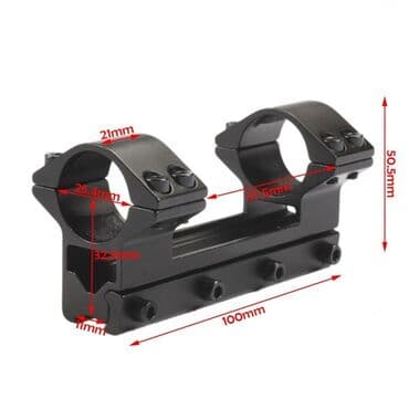 udzbenici za srednju skolu: Nosač optike jednodelni Kompletan nosač optike sa tubusima 25.4mm i za — 2