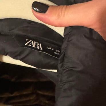 vuneni kaputi: Zara, S (EU 36), Jednobojni, Sa postavom — 3