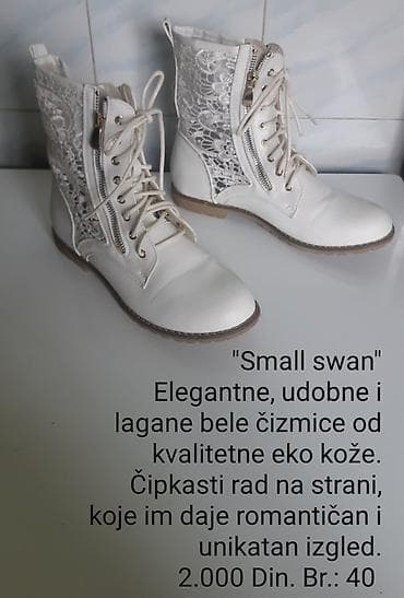 Čizme, 40, bоја - Bela