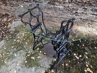 Desks and tables: Stakleni retro sto unikat staklo se skida preuzimanje lično na — 4