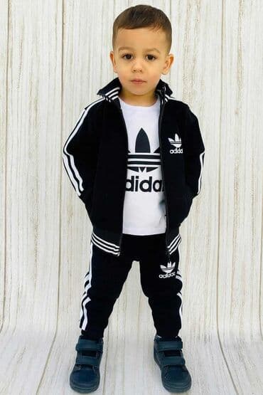 Tracksuit sets: 🥰preslatki🥰 trodelni kompletici-bluzica dug rukav 3/4,4/5,5/6,7/8,9/10 — 1