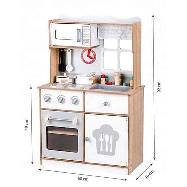 Kids' Kitchens: DRVENA KUHINJA XXL + dodaci za kuvanje – ECO TOYS Šifra proizvoda — 3