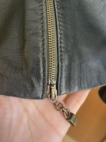 woolrich jakne: Ženska kožna jakna – italijanska izrada - Materijal: prava koža; — 7