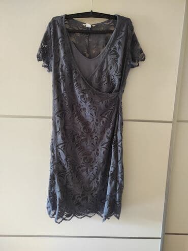 H&M M (EU 38), color - Blue, Short sleeves