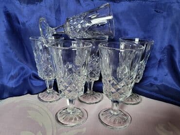case za zestoko pice: Case nove libbey za vino,zestoko pice. 80te. Case bez ostecenja — 7