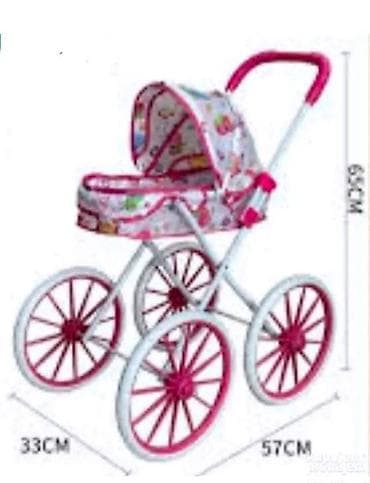 Dečija kolica za lutke - Tip: klasična kolica za lutke sa košarom