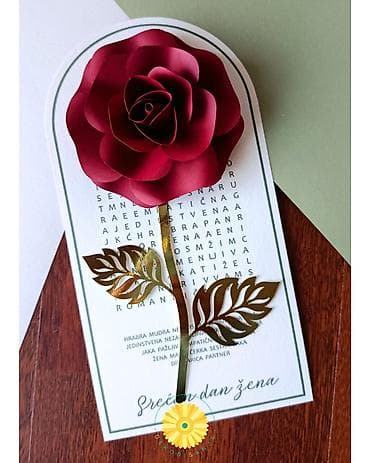 Donji delovi trenerke: Cvet od papira koji možete zalepiti bilo gde, jedinstven je jer se — 3