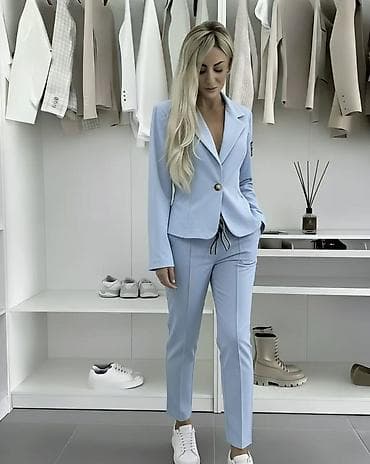 Overalls: Ženski komplet – sako i pantalone Za svaki dan - Moderan dvodelni — 3