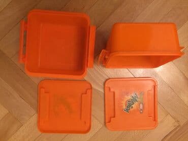 metalac posuđe za bebe: Plastične posude za hranu - NOVO Posude sa poklopcem za nosenje i — 4
